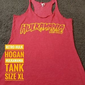Retro WWE Hulk Hogan Hulkamania Tank Top Size XL
